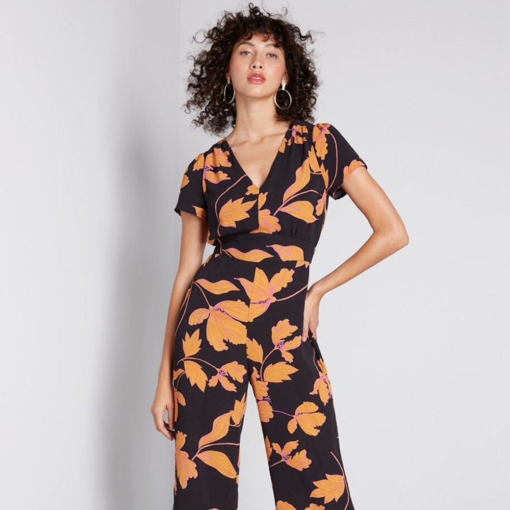 Modcloth Aiming Higher Cropped Jumpsuit